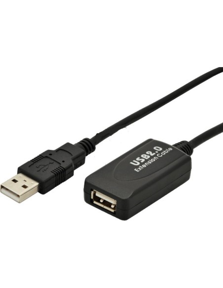 CABLE ALARGO USB 2.0  5M A/A M /H CON APLIFICADOR DE SEÑAL PN: ALARGO USB2 5M EAN: 1000000000125   