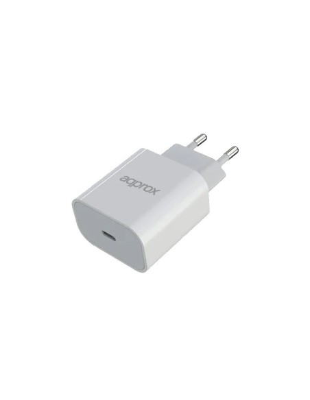 CARGADOR 20W ENCHUFE APPROX 1X USB QUICK CHARGE BLANCO PN: APPUSBWALL30 EAN: 8435099529767   