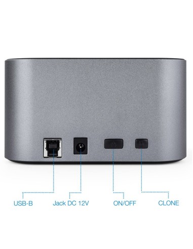 BASE HD 2.5/3.5" TOOQ    USB 2 .0 GRIS PN:...