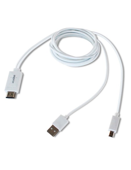 ADAPT. MHL 1.0 A HDMI BLANCO   APPROX PN: APPC23 EAN: 8435099520856   