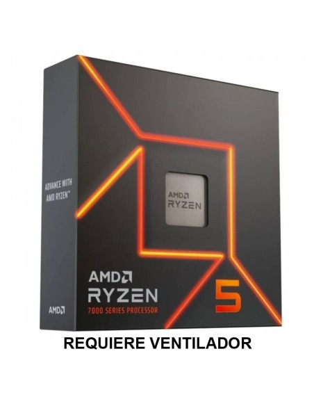 CPU AMD RYZEN 5 S-AM5   7600X  BOX SIN VENTILADOR PN: 100-100000593WOF EAN: 730143314442    
