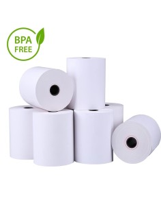 PAPEL TERMICO CAJA 350 ROLLOS  110X40X12 SIN BISFENOL A...