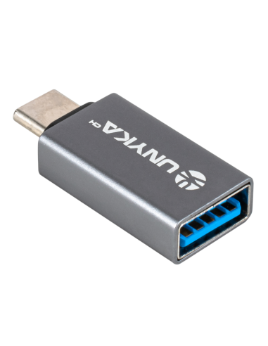 CONVERSOR TYPE-C MACHO A USB   3.0 HEMBRA NEGRO...