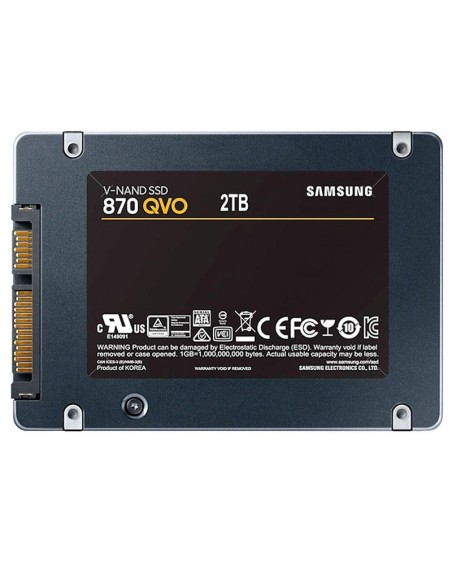 DISCO SSD   2TB SAMSUNG        SATA3  870 QVO PN: MZ-77Q2T0BW EAN: 8806090396007   