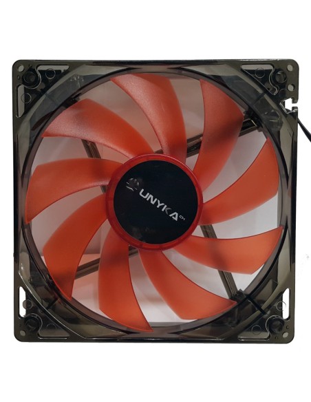 VENTILADOR 12CM CAJA INTERNO   LED ROJO PN: 51792 EAN: 6940533542087   