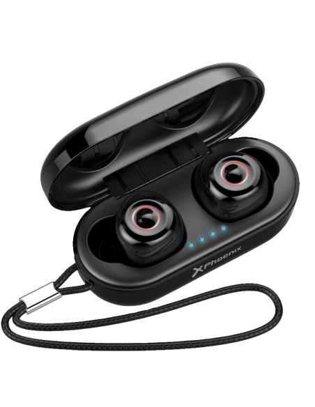AURI + MIC BT PHOENIX EARBUDS  TPRO NEGROS TACTILES + BASE PN: PHEARBUDSTPRO EAN: 8436583231074   