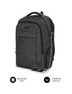 MOCHILA   16" SUBBLIM PROFESSI ONAL AIR PADDING NEGRO PN:...