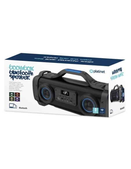 ALTAVOZ BT PLATINET BOOMBOX    51W PN: PMG078B EAN: 5907595449212   