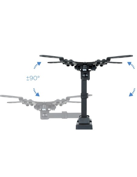 SOPORTE MONITOR/TV 13-42" TOOQ 2 PIVOTES GIRA Y INCLINA NEGRO PN: LP2042TNL-B EAN: 8433281007123   