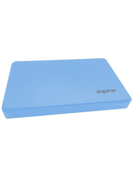 CAJA 2.5" USB 2.0 APPROX  AZUL 9.5mm ENCLOSURE HASTA 2TB PN: APPHDD200LB EAN: 8435099527732   