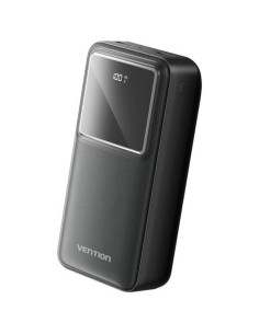 POWERBANK 30000 MAH VENTION    22.5W LED DISPLAY NEGRO...