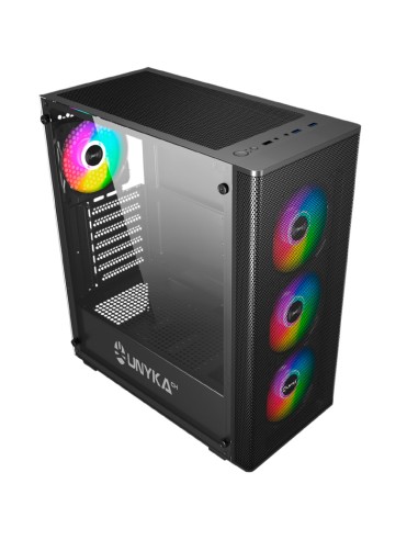 CAJA GAMING ATX MIR100 NEGRA   USB 3.0 ARGB SIN...