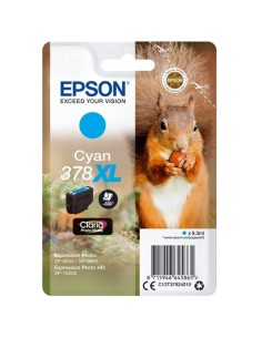 CARTUCHO EPSON 378 XL CYAN PN: C13T37924010 EAN:...