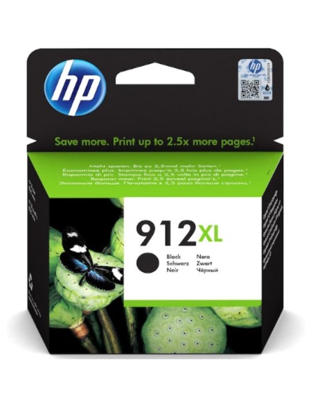 CARTUCHO HP 3YL84AE 912XL NEGR O PN: 3YL84AE EAN: 192545866996    