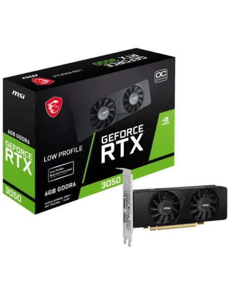 VGA RTX3050    6GB GDDR6  MSI  OC EDITION LOW PROFILE PN: 912-V812-025 EAN: 4711377176828   