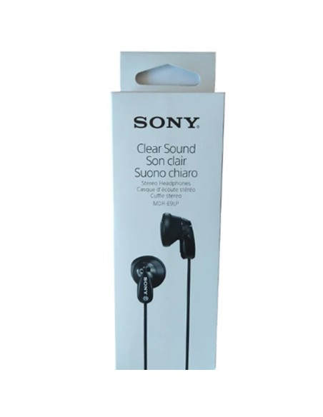 AURICULAR 3.5MM 1.2M SONY      NEGRO MDR-E9LP/BZ1 EA PN: MDR-E9LP/BZ1 EAN: 4905524727685   