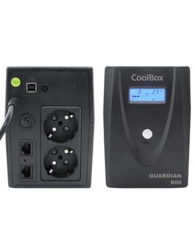 SAI 800VA COOLBOX GUARDIAN 3   480W LCD NEGRO...