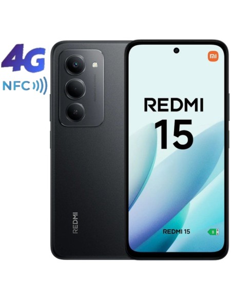 SMARTPHONE 6.9" XIAOMI REDMI   15 6GB 128GB NEGRO PN: REDMI 15 6-128 EAN: 6932554445119   