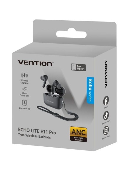 AURI BT VENTION ECHO LITE E11  PRO NEGRO PN: NBVB0-PRO EAN: 6922794793361   