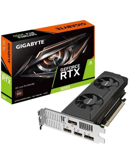 VGA RTX3050    6GB GDDR6  GIGA BYTE OC EDITION PN: 9VN3050O6L-00-G1 EAN: 4719331354268   