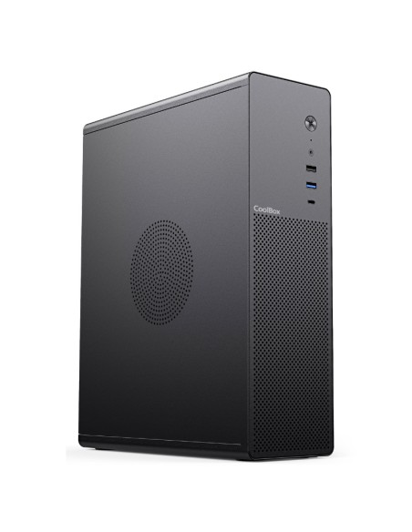 CAJA SFF MATX COOLBOX T100     SLIM NEGRA SIN FUENTE PN: COO-PCT100-0 EAN: 8436624423222   