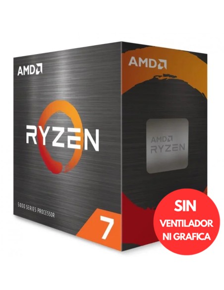 AMD S-AM4 RYZEN 7 5700X  BOX   3.4GHZ SIN VENTILADOR PN: 100-100000926WOF EAN: 730143314275    