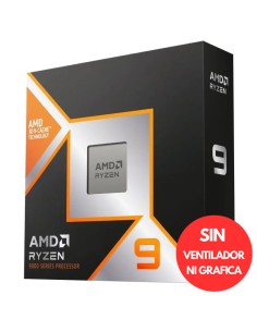AMD S-AM5 RYZEN 9 9900X3D BOX  4.4GHZ SIN VENTILADOR PN:...