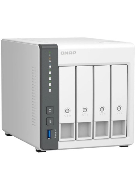 CAJA NAS QNAP TS-433-4G 4GB    BLANCO 4X BAHIAS 3.5"-2.5" PN: TS-433-4G EAN: 4711103080993   
