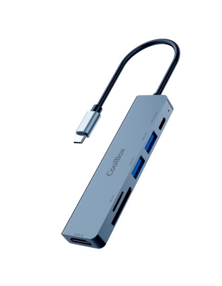 MINI DOCK USB TYPE C COOLBOX   C61 USB A, HDMI 4K, SD, USB C PN: COO-DOCK-C-61 EAN: 8436624420283   
