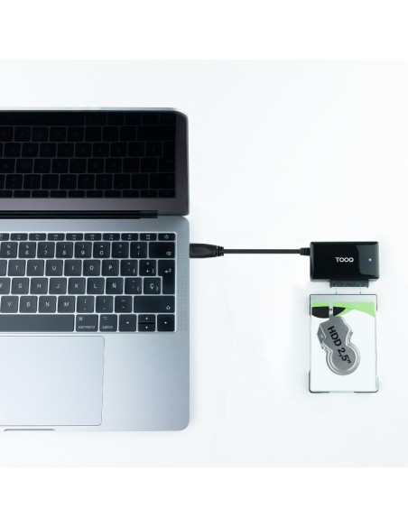 ADAPT. USB 3.0 A SATA 2.5/3.5" TOOQ TQHDA-01A PN: TQHDA-01A EAN: 8433281011380   